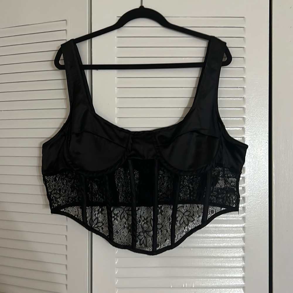 Lace corset top